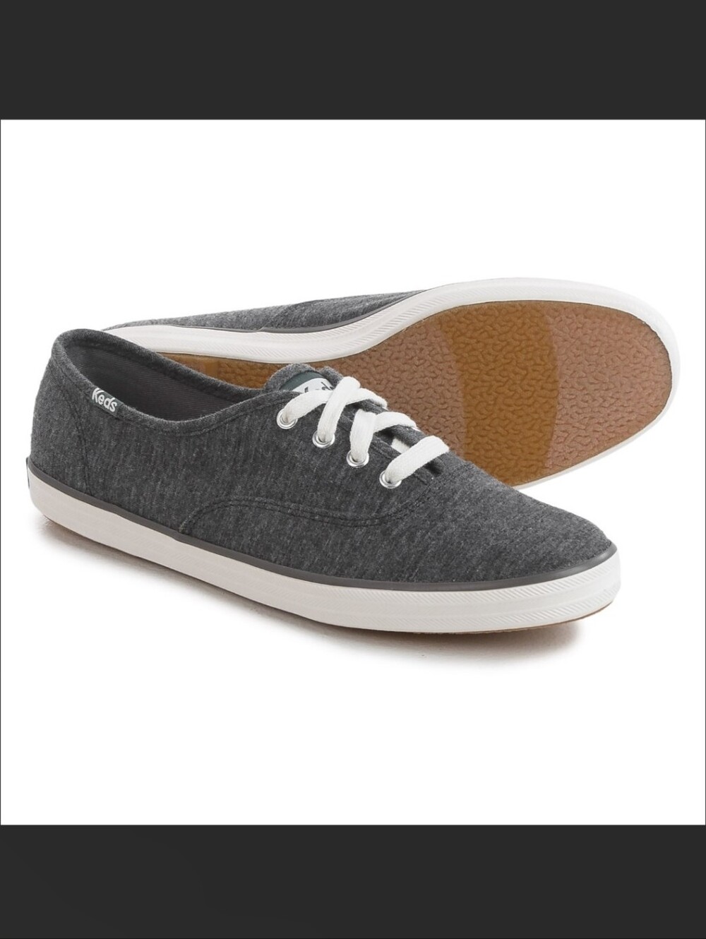 Like New Keds Champion Jersey Women’s Low-Top Sneaker - Charcoal